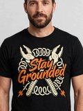 Stay Grounded Funny Electrician T-Shirt